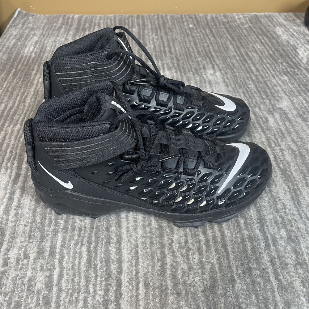 Nike Force Savage Pro 2 Shark Shoes Mens 12 Black Football Cleats BV5448-001
